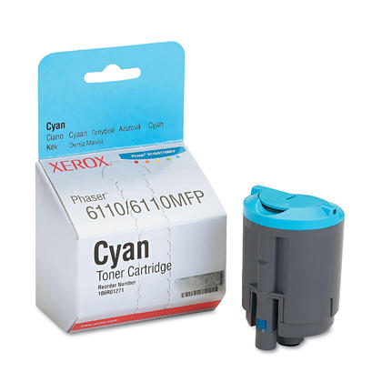 Xerox 106R01271 (106R1271) Cyan Toner Cartridge Genuine Xerox