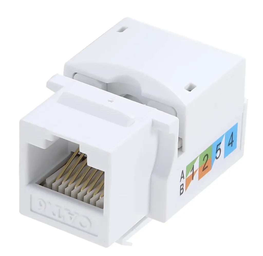 CAT6 Keystone White